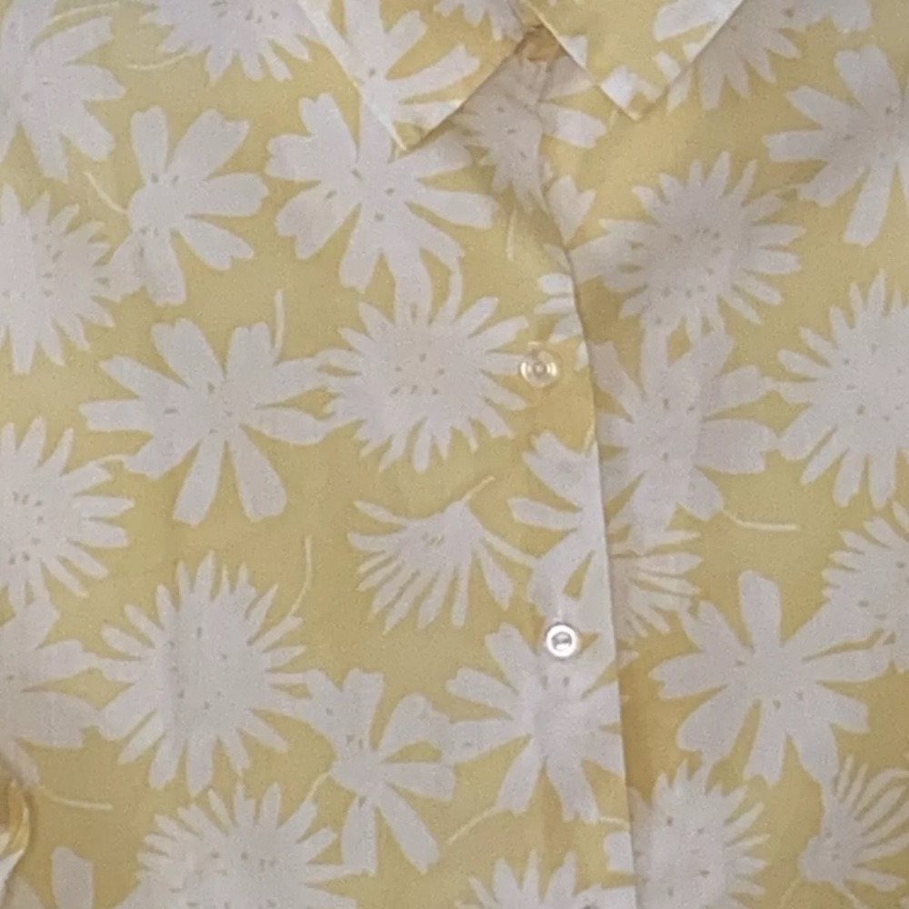 Set Of 2 Vintage Blair Women’s Floral Print Button Up Short Sleeve Blouse - Picture 13 of 13